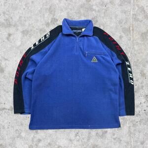 2000's Sleeve Hit Point Zero Fleece Zip Up
